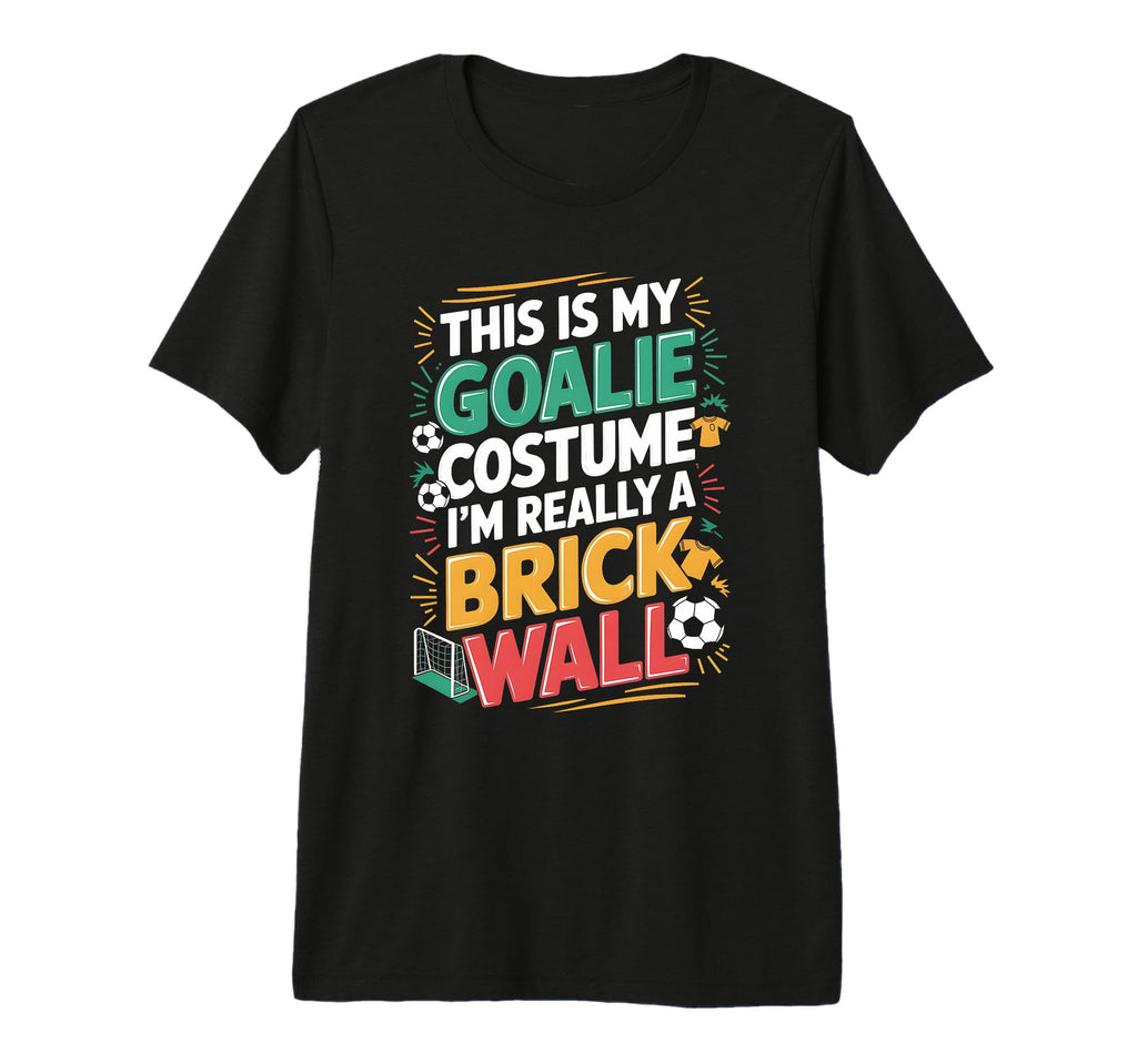 This Is My Goalie Costume Im Really T-Shirt - Minimalist Print Unisex