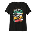 This Is My Goalie Costume Im Really T-Shirt - Minimalist Print Unisex