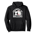 Grandpa Ballers Soccer Baseball Hoodie - Custom Art Print Men Women
