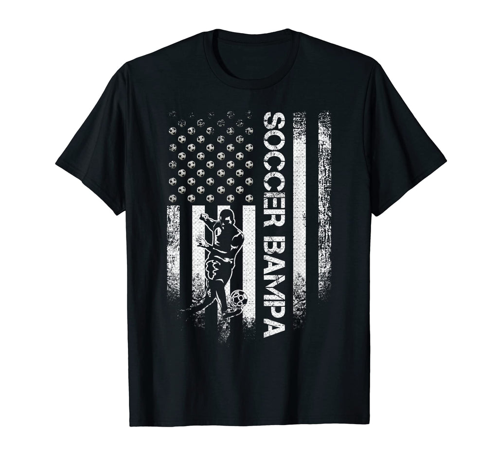 Usa American Flag Proud Soccer Bampa T-Shirt - Novelty Apparel Unisex