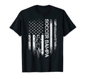 Usa American Flag Proud Soccer Bampa T-Shirt - Novelty Apparel Unisex