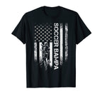 Usa American Flag Proud Soccer Bampa T-Shirt - Novelty Apparel Unisex
