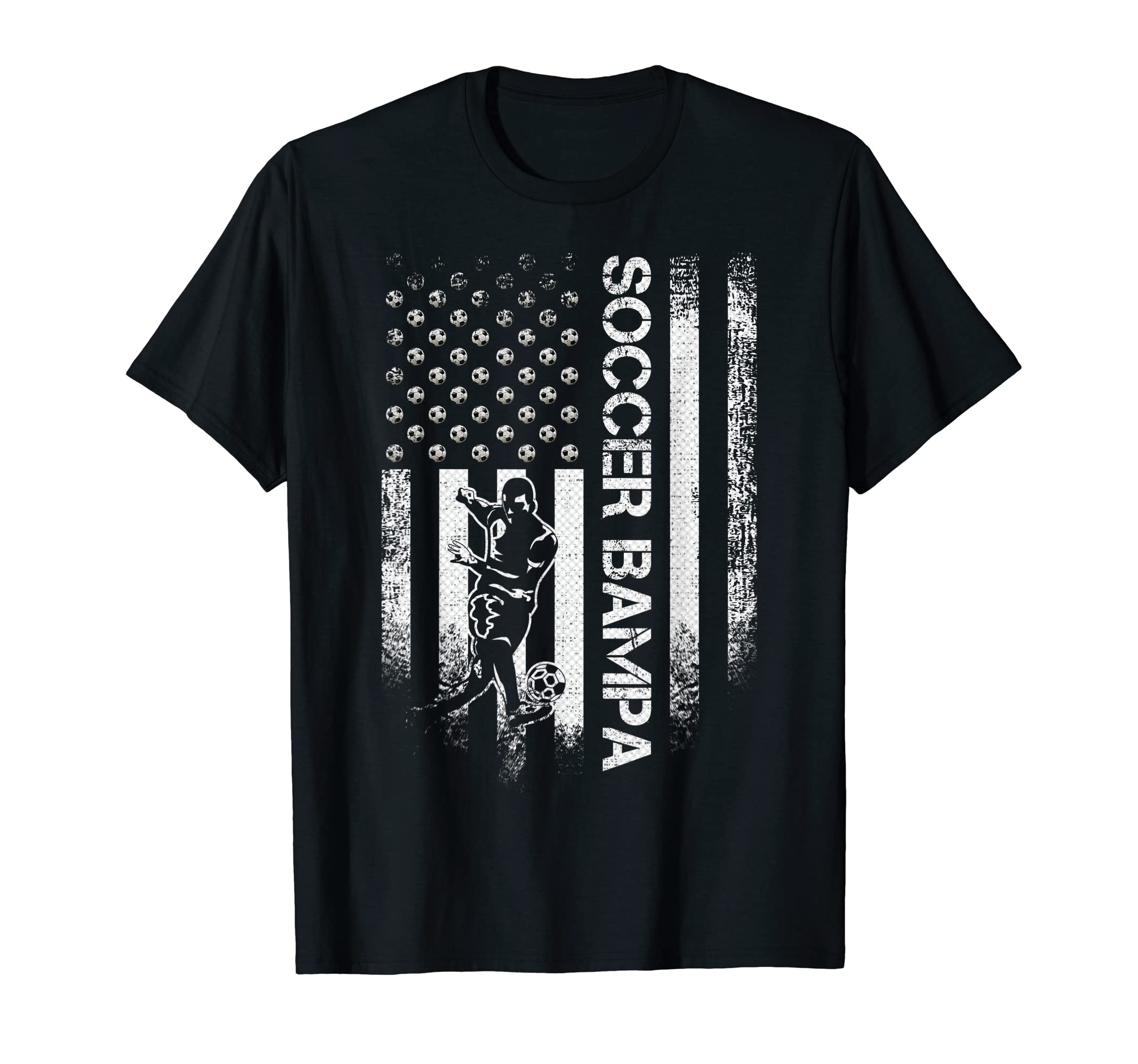 Usa American Flag Proud Soccer Bampa T-Shirt - Novelty Apparel Unisex