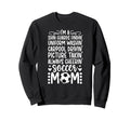 Im Soccer Mom Soccer Player Mama Sweatshirt - Minimalist Print Unisex