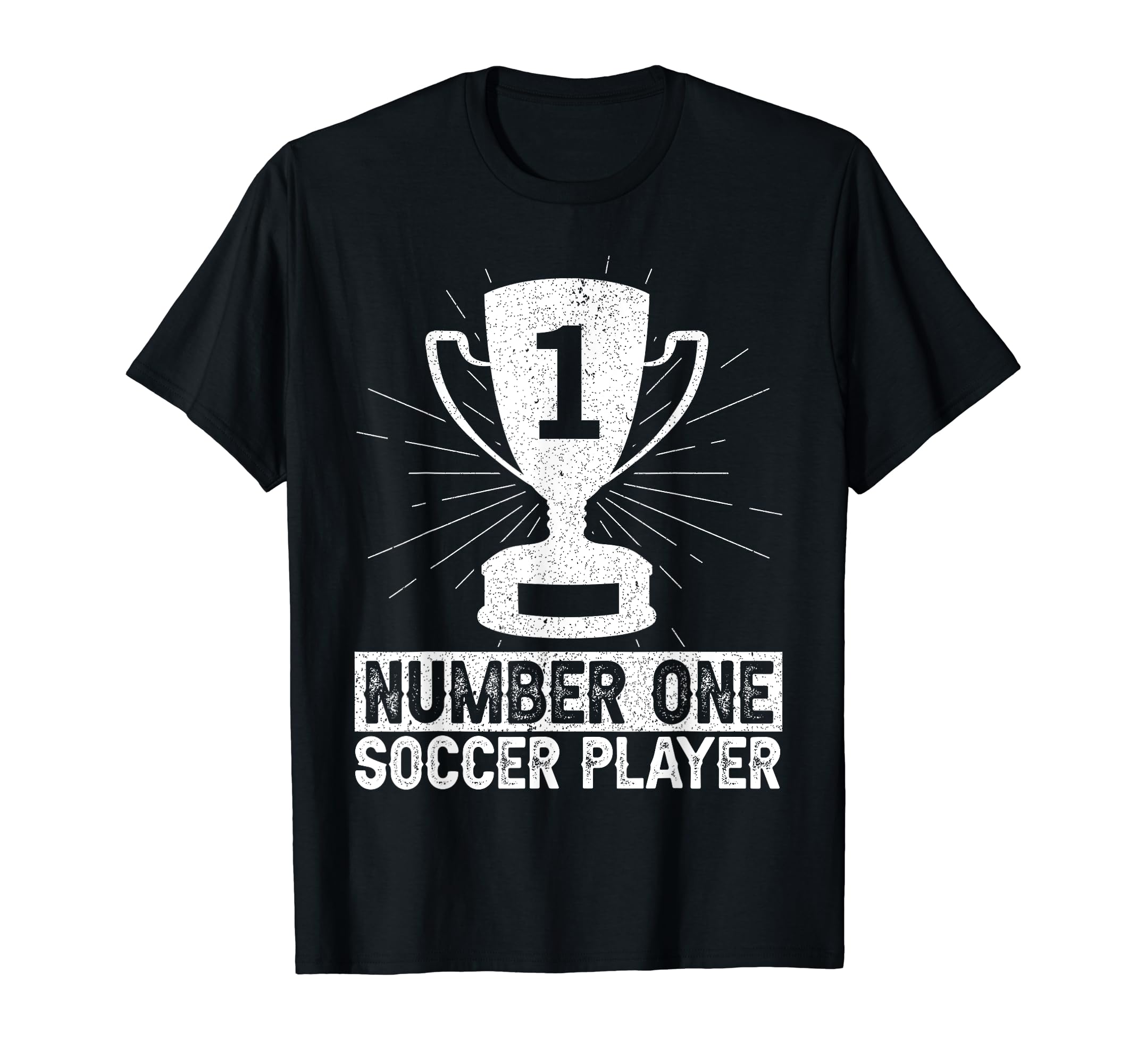 Number One Soccer Player Goalkeeper Goalie T-Shirt - Novelty Apparel Unisex