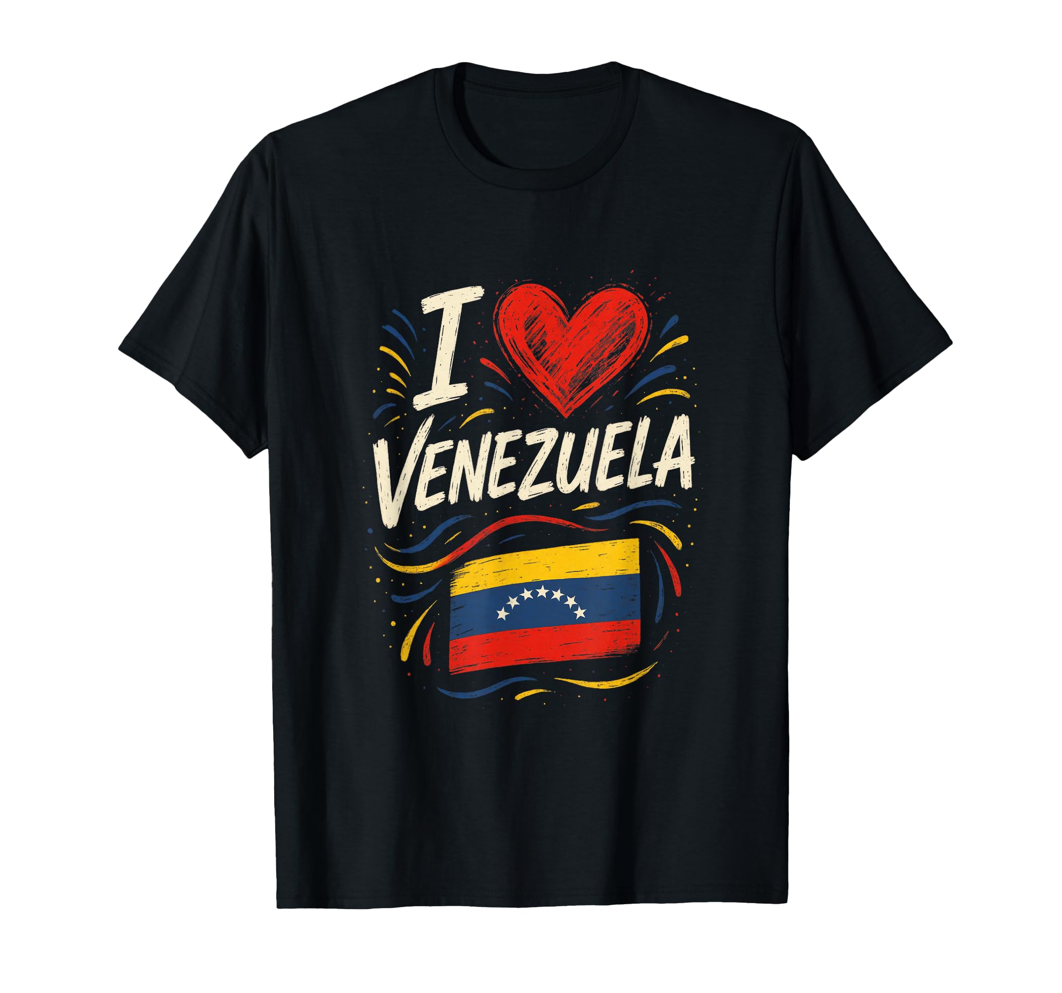I Love Venezuela Caracas Maracaibo T-Shirt - Unique Graphic for Adults