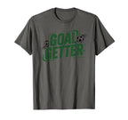 Soccer Player Goal Keeper And Soccer T-Shirt - Casual Everyday Wear Unisex