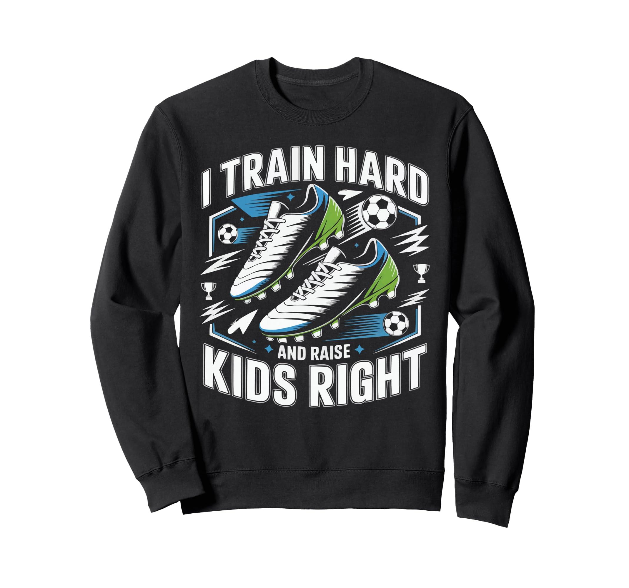Soccer Player Soccer Dad Kick Sport Sweatshirt - Trendy Graphic Men Women