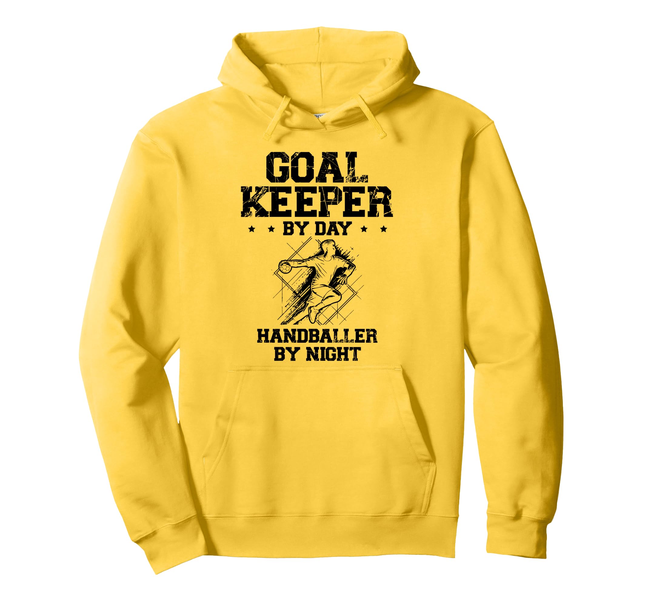 Goalkeeper Day Handballer Night Hoodie - Fun Novelty Design Unisex