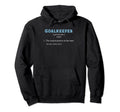 Football Soccer Funny Goalkeeper Hoodie - Minimalist Print for Adults