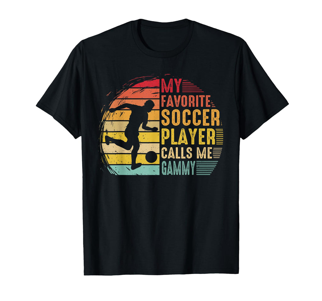 My Favorite Soccer Player Calls Me Gammy T-Shirt - Aesthetic Graphic Unisex