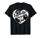 Funny My Favorite Player Calls Me Dad T-Shirt - Novelty Apparel Men Women