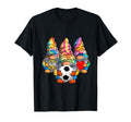 Peace Love Soccer Tie Dye Football T-Shirt - Novelty Apparel Men Women