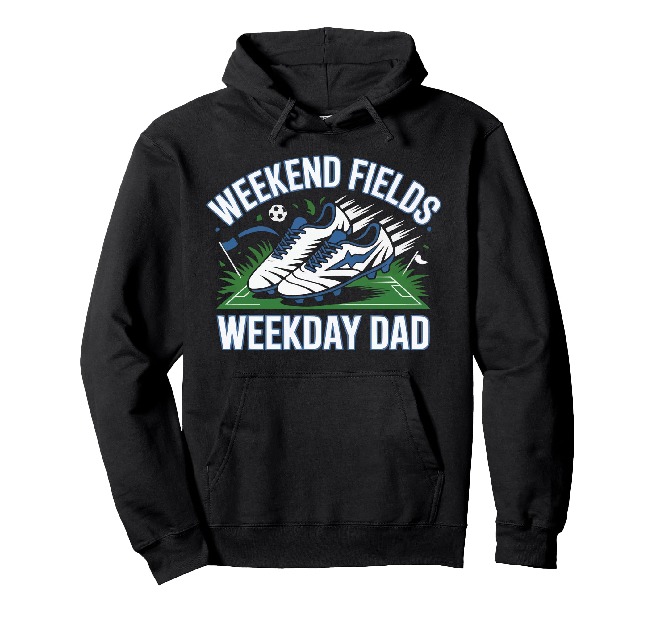 Soccer Player Soccer Dad Kick Sport Soccer Hoodie - Unique Graphic Unisex