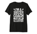 Mens Soccer Coaching Training Trainer T-Shirt - Streetwear Style Men Women