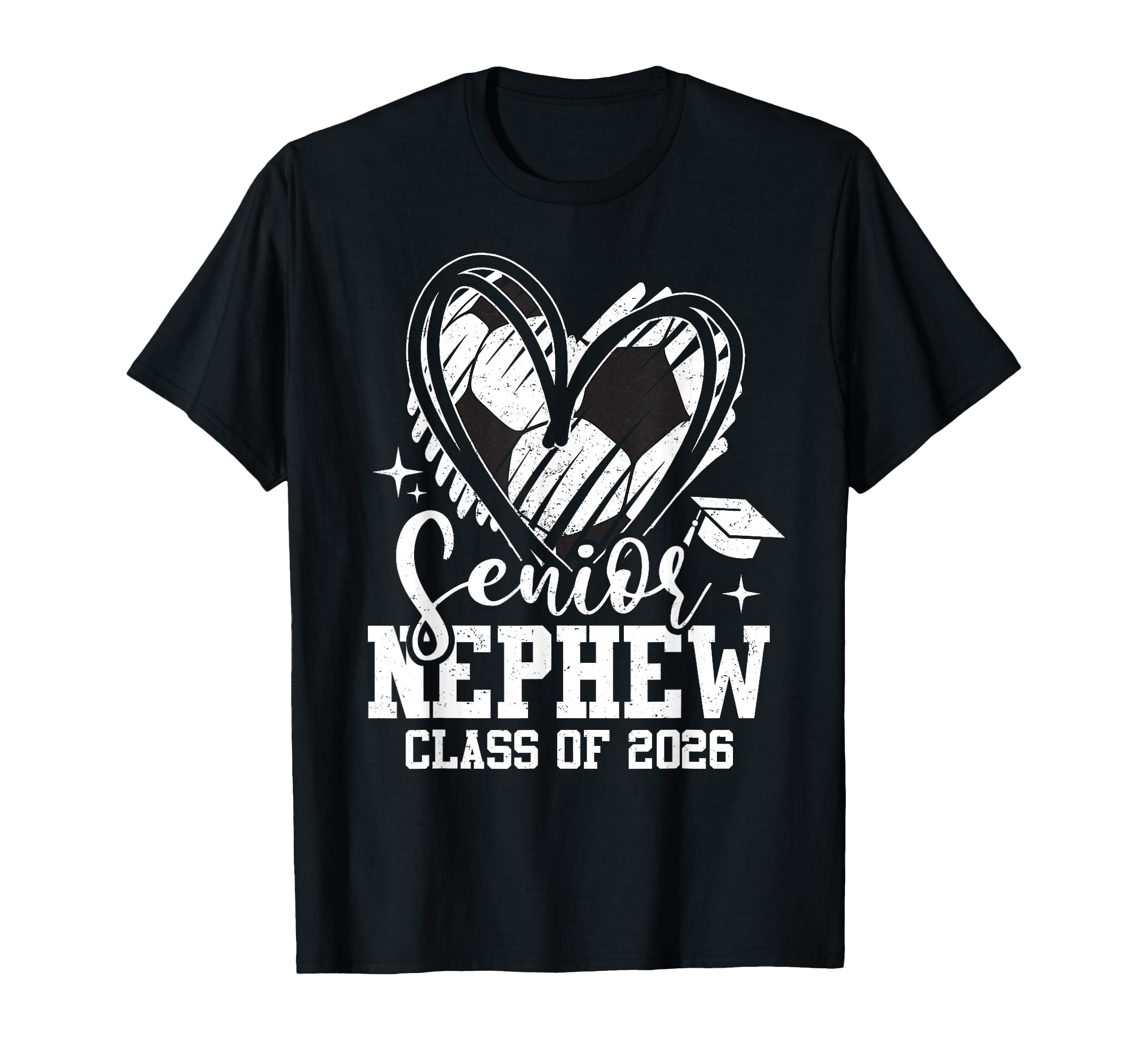 Senior Nephew Class 2026 Soccer T-Shirt - Novelty Apparel Men Women