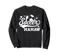 Soccer Mamaw Soccer Ball Sweatshirt - Custom Art Print Unisex
