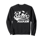 Soccer Mamaw Soccer Ball Sweatshirt - Custom Art Print Unisex
