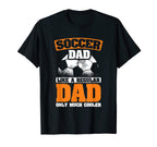 Mens Soccer Dad Like Regular T-Shirt - Casual Everyday Wear Men Women