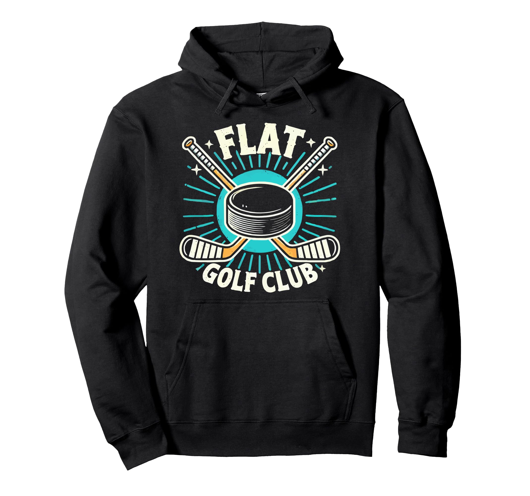 Funny Ice Hockey Player Winter Sport Hoodie - Trendy Graphic for Adults
