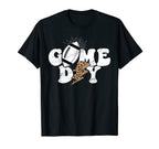 Basketball Game Day Leopard T-Shirt - Casual Everyday Wear for Adults
