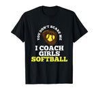 Softball Coach T-Shirt - Unique Graphic for Adults