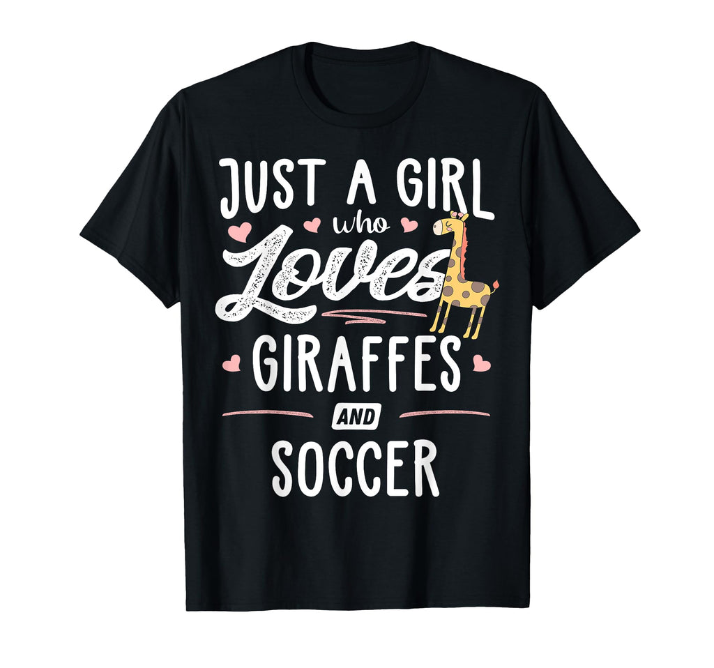 Just Who Loves Giraffes And T-Shirt - Casual Everyday Wear Men Women