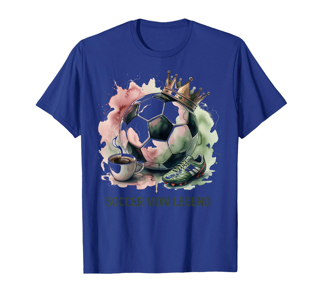 Soccer Mom Legend Funny T-Shirt - Casual Everyday Wear Unisex