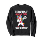 Funny Soccer I Play Like Want Sweatshirt - Custom Art Print Men Women