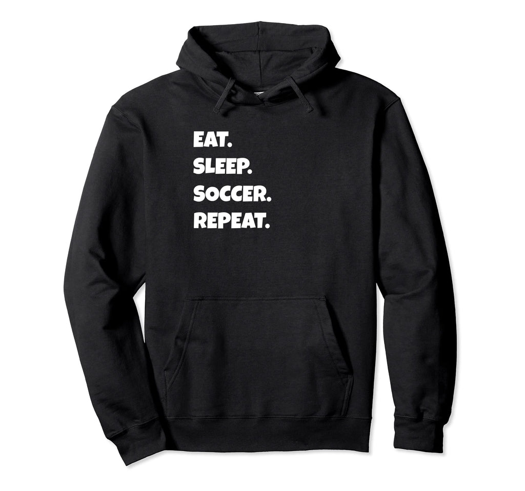 Soccer Png Eat Sleep Sports Repeat Hoodie - Aesthetic Graphic Unisex