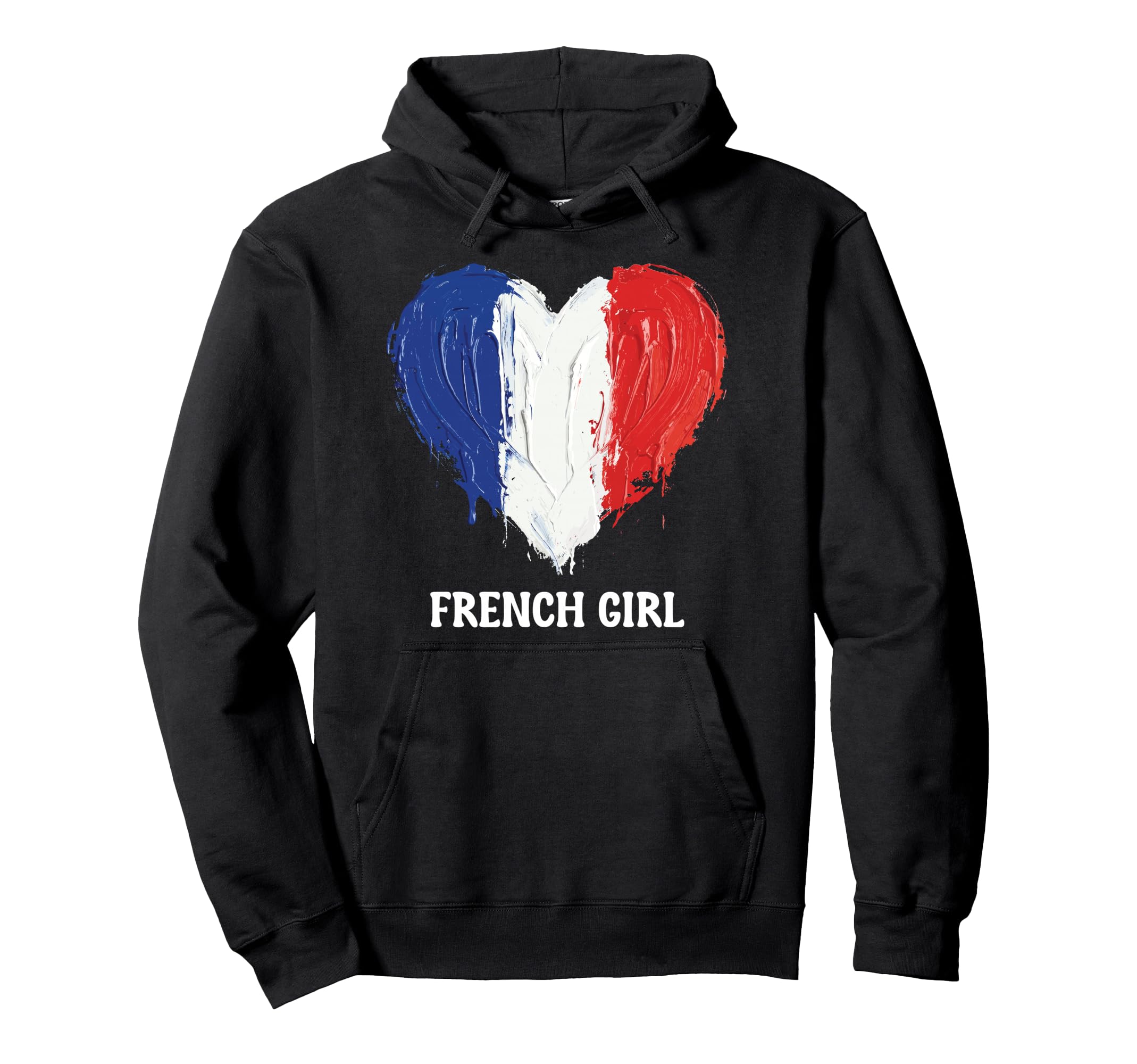 French Flag Heart Soccer Football France Hoodie - Graphic Print Men Women
