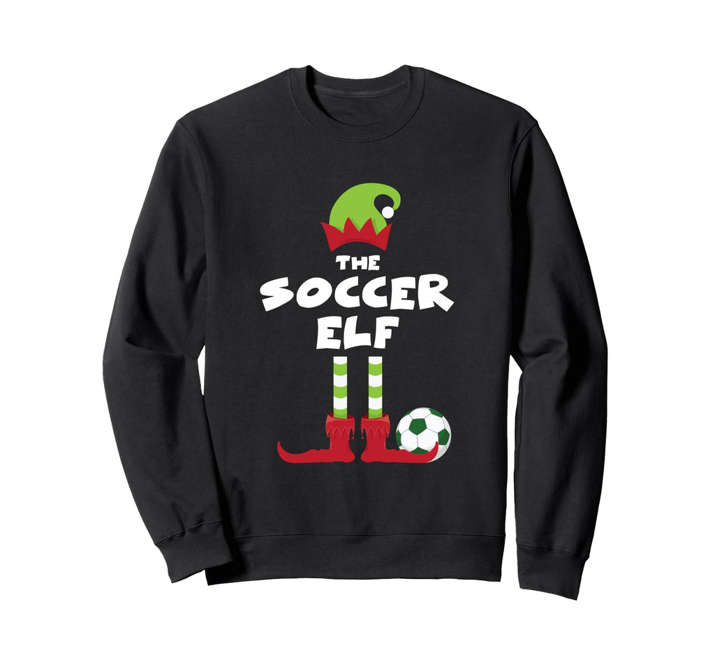Soccer Elf Matching Family Party Sweatshirt - Novelty Apparel Unisex