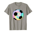 Tie Dye Soccer Player Coach Fan Team T-Shirt - Graphic Print Men Women