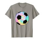 Tie Dye Soccer Player Coach Fan Team T-Shirt - Graphic Print Men Women