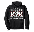 Soccer Mom Louder Prouder Mom Soccer Player Hoodie - Trendy Graphic Unisex