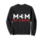 Mom 2 Soccer Mothers Day Sweatshirt - Trendy Graphic Men Women