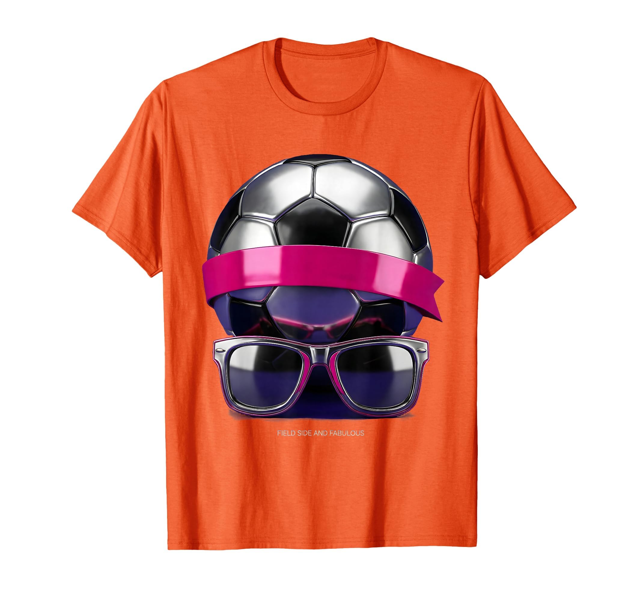 Field Side And Fabulous Soccer Mom T-Shirt - Trendy Graphic Men Women