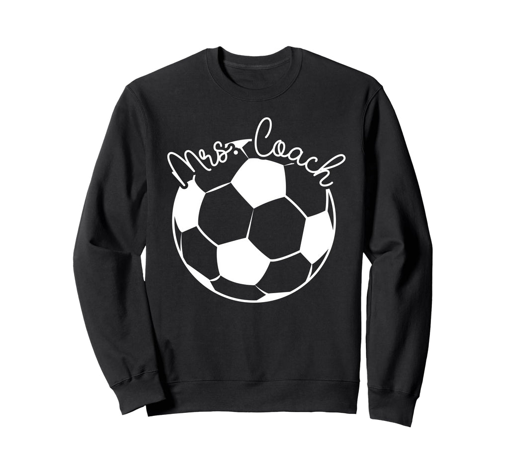 Mrs Coach Soccer Coach Wife Soccer Coach Sweatshirt - Graphic Print Unisex