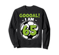 65 Year Old Birthday Soccer Sweatshirt - Casual Everyday Wear Men Women