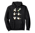 Silly Goose Playing Soccer Player Hoodie - Fun Novelty Design Unisex