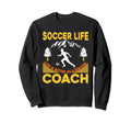 Soccer Coaching Training Sweatshirt - Fun Novelty Design for Adults