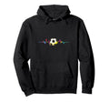 Soccer Heartbeat Hoodie - Custom Art Print for Adults