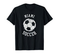 Miami Soccer Distressed 90S T-Shirt - Aesthetic Graphic Unisex