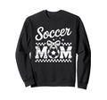 Soccer Mom Checker Pattern Ball Sweatshirt - Custom Art Print for Adults