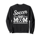 Soccer Mom Checker Pattern Ball Sweatshirt - Custom Art Print for Adults