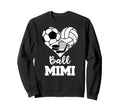 Ball Mimi Funny Soccer Volleyball Sweatshirt - Novelty Apparel for Adults