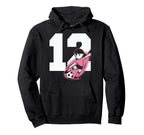 12 Soccer Birthday Gift Soccer Fan Hoodie - Novelty Apparel for Adults