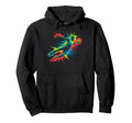Colorful Funny Soccer Goalie Player Hoodie - Custom Art Print for Adults