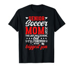 Soccer Senior Mom 2026 Proud Soccer T-Shirt - Fun Novelty Design Unisex