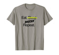Eat Sleep Soccer Repeat Motivational T-Shirt - Fun Novelty Design Unisex
